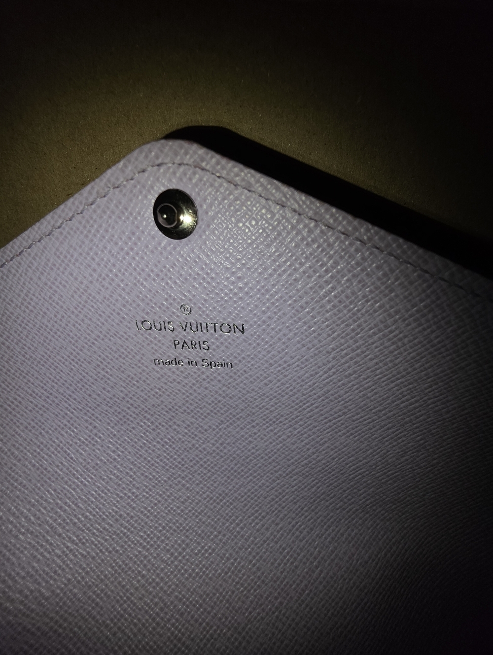 AUTHENTIC Louis Vuitton Lilac Epi Leather & Monogram Canvas MarieLou Long Wallet - Picture 2 of 13